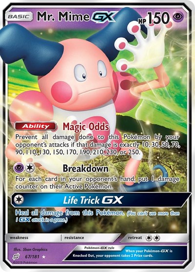 Mr. Mime GX #67 SM - Team Up