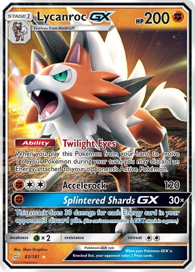 Lycanroc GX #82 SM - Team Up