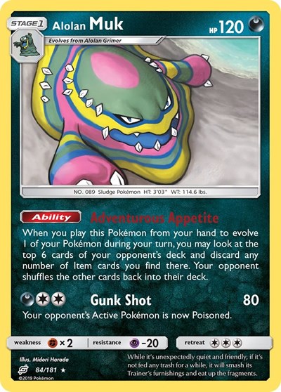 Alolan Muk #84 SM - Team Up