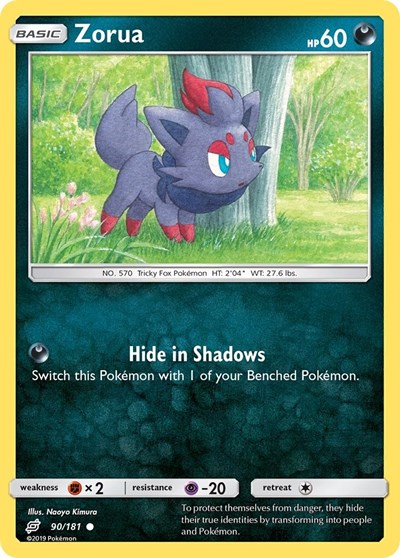 Zorua #90 SM - Team Up
