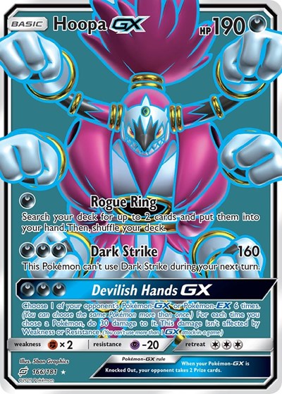 Hoopa GX #166 SM - Team Up