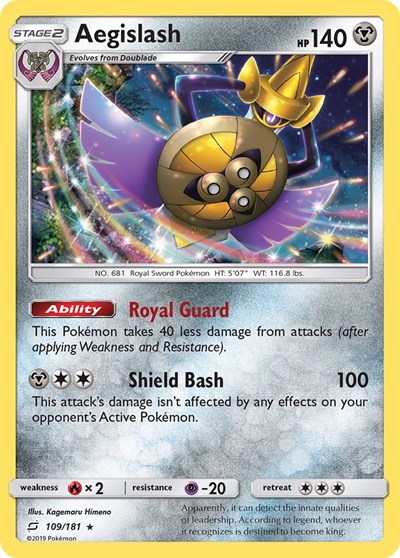 Aegislash #109 SM - Team Up