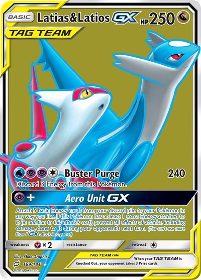 Latias & Latios GX #169 SM - Team Up