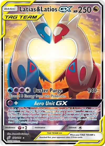 Latias & Latios GX #170 SM - Team Up