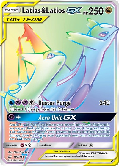 Latias & Latios GX #190 SM - Team Up