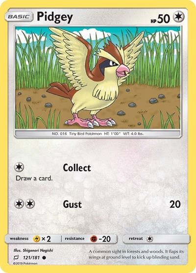 Pidgey #121 SM - Team Up