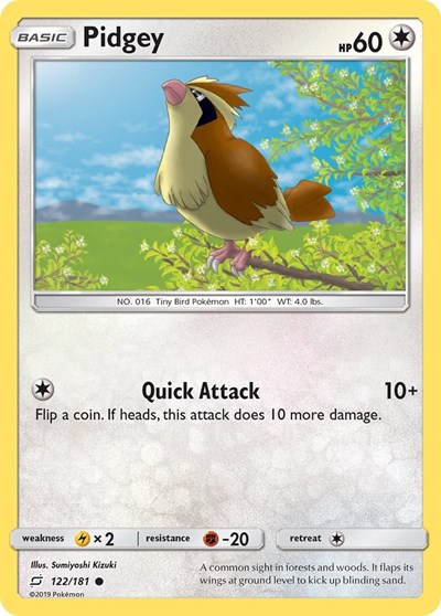 Pidgey #122 SM - Team Up