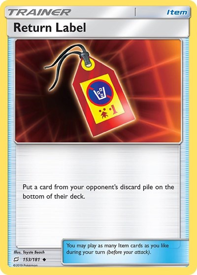 Return Label #153 SM - Team Up