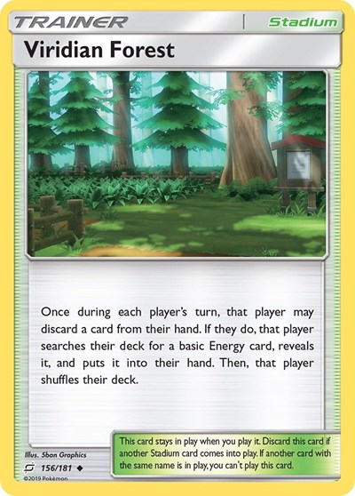 Viridian Forest #156 SM - Team Up