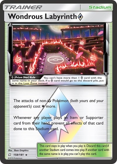 Wondrous Labyrinth Prism Star #158 SM - Team Up