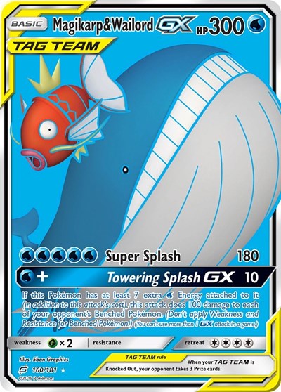 Magikarp & Wailord GX #160 SM - Team Up