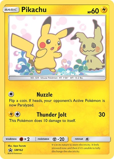 Pikachu #SM162 SM Promos