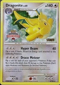 Dragonite (National Championships) [Staff] #2 League & Championship Cards