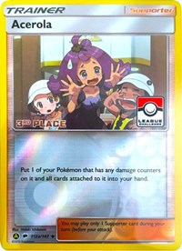 Acerola (League Challenge) [3rd Place] #112A League & Championship Cards