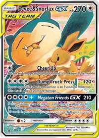 Eevee & Snorlax GX #SM169 SM Promos