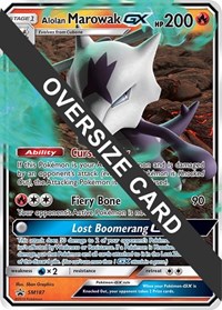 Alolan Marowak GX Jumbo Cards #SM187