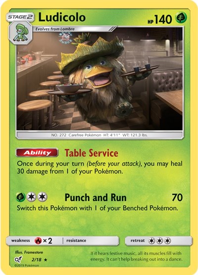 Ludicolo #2 Detective Pikachu
