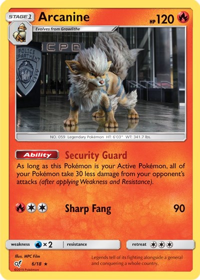 Arcanine #6 Detective Pikachu