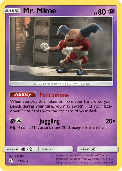 Mr. Mime #11 Detective Pikachu