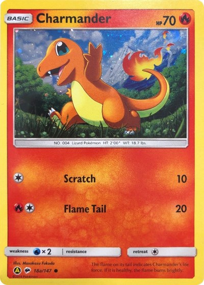 Charmander #18A Alternate Art Promos