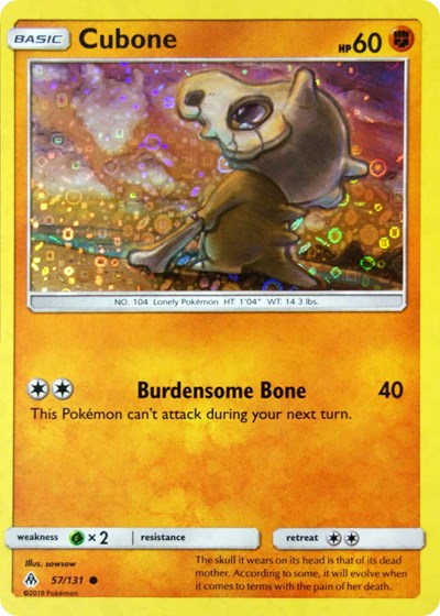 Cubone #57 Miscellaneous Cards & Products