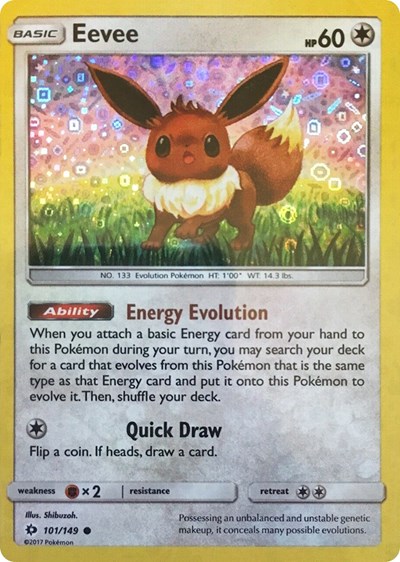 Eevee #101 Miscellaneous Cards & Products