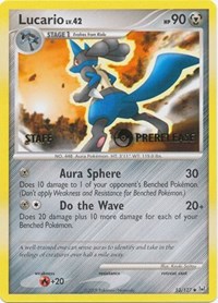 Lucario (Prerelease) [Staff] #53 Diamond and Pearl Promos