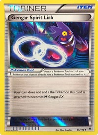 Gengar Spirit Link (Alternate Holo) #95 Miscellaneous Cards & Products