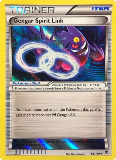 Gengar Spirit Link (Alternate Holo) #95 Miscellaneous Cards & Products