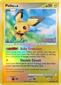 Pichu [Platinum] #45 Burger King Promos