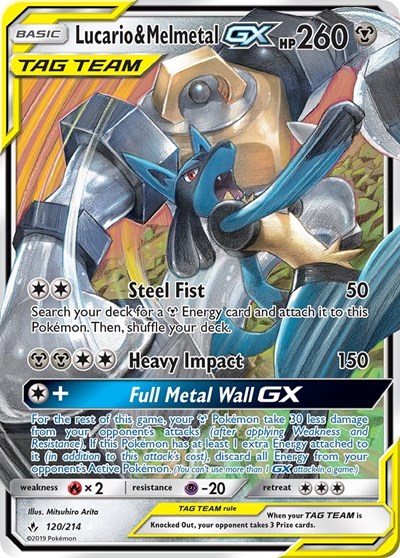 Lucario & Melmetal GX #120 SM - Unbroken Bonds