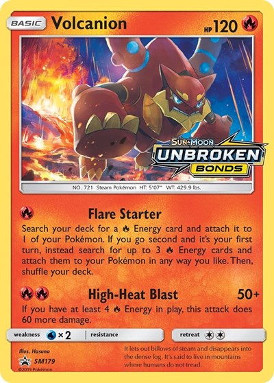 Volcanion - SM179 SM Promos #SM179