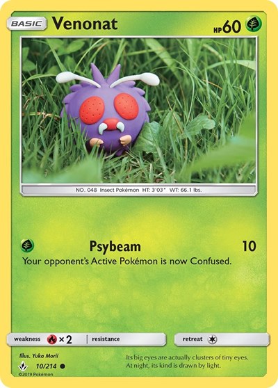 Venonat #10 SM - Unbroken Bonds