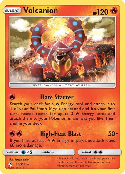 Volcanion #25 SM - Unbroken Bonds