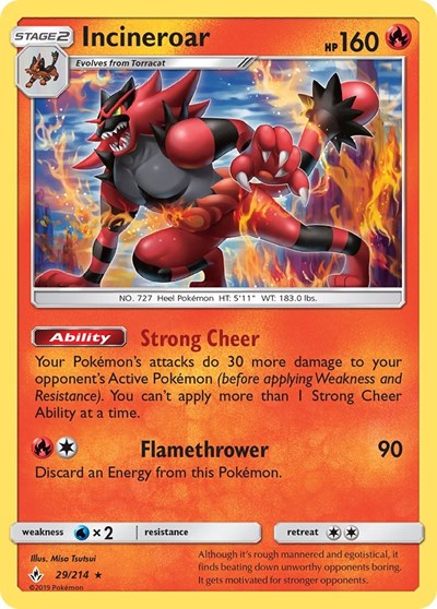 Incineroar #29 SM - Unbroken Bonds