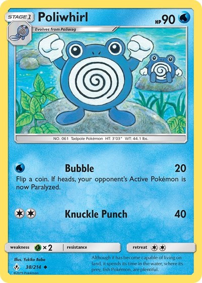 Poliwhirl #38 SM - Unbroken Bonds