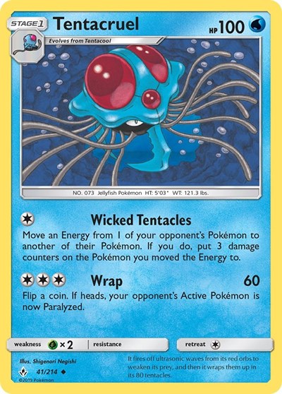 Tentacruel #41 SM - Unbroken Bonds