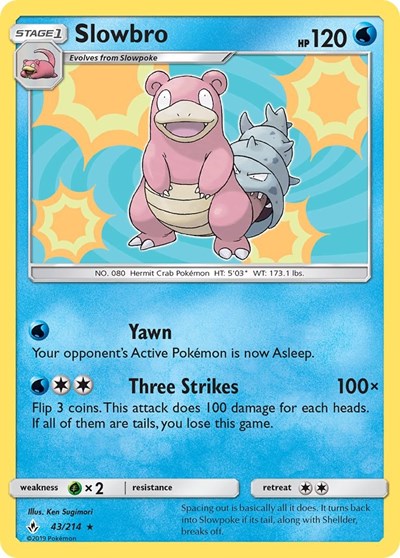 Slowbro #43 SM - Unbroken Bonds