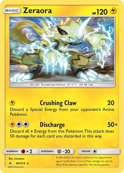 Zeraora #60 SM - Unbroken Bonds