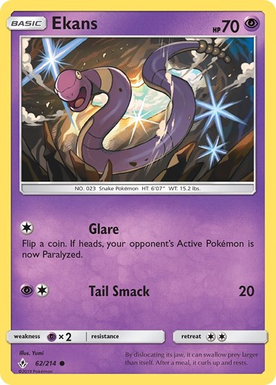 Ekans #62 SM - Unbroken Bonds