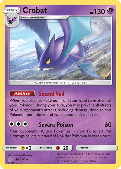Crobat #66 SM - Unbroken Bonds