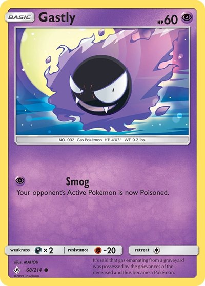 Gastly #68 SM - Unbroken Bonds