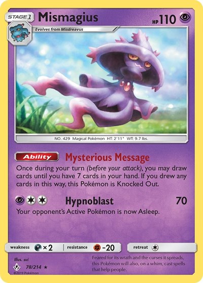 Mismagius #78 SM - Unbroken Bonds