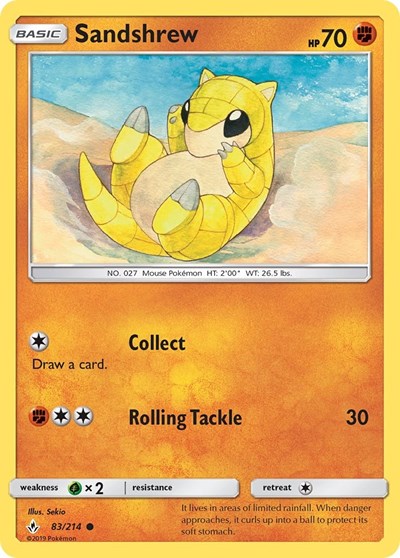 Sandshrew #83 SM - Unbroken Bonds