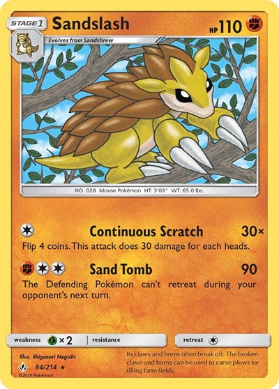 Sandslash #84 SM - Unbroken Bonds