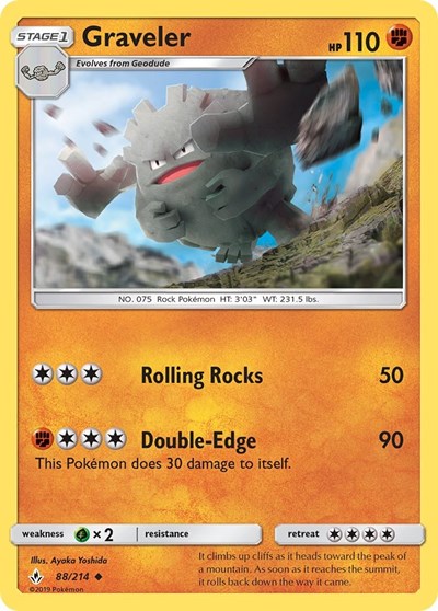 Graveler #88 SM - Unbroken Bonds
