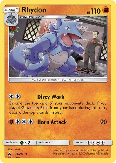 Rhydon #94 SM - Unbroken Bonds