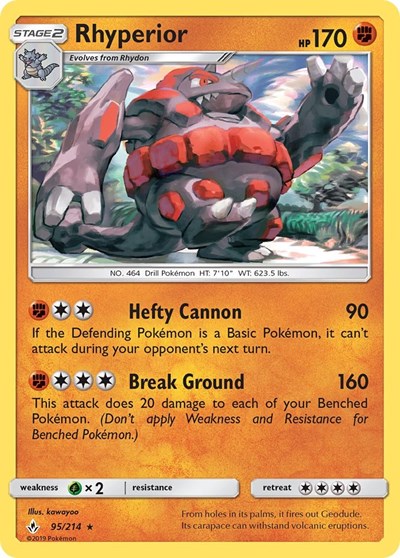 Rhyperior #95 SM - Unbroken Bonds