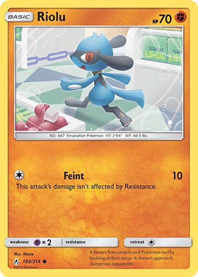 Riolu #102 SM - Unbroken Bonds