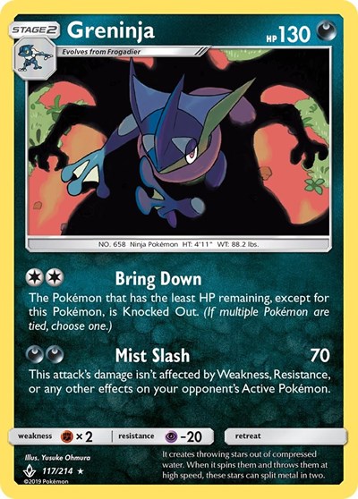 Greninja #117 SM - Unbroken Bonds